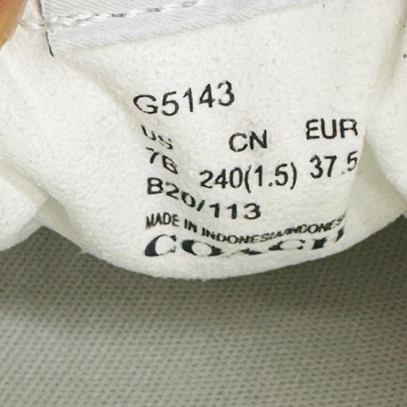 COACH-Women’s CITYSOLE NEO Runner in White - Size 7 (B9 ) - Picture 7 of 9